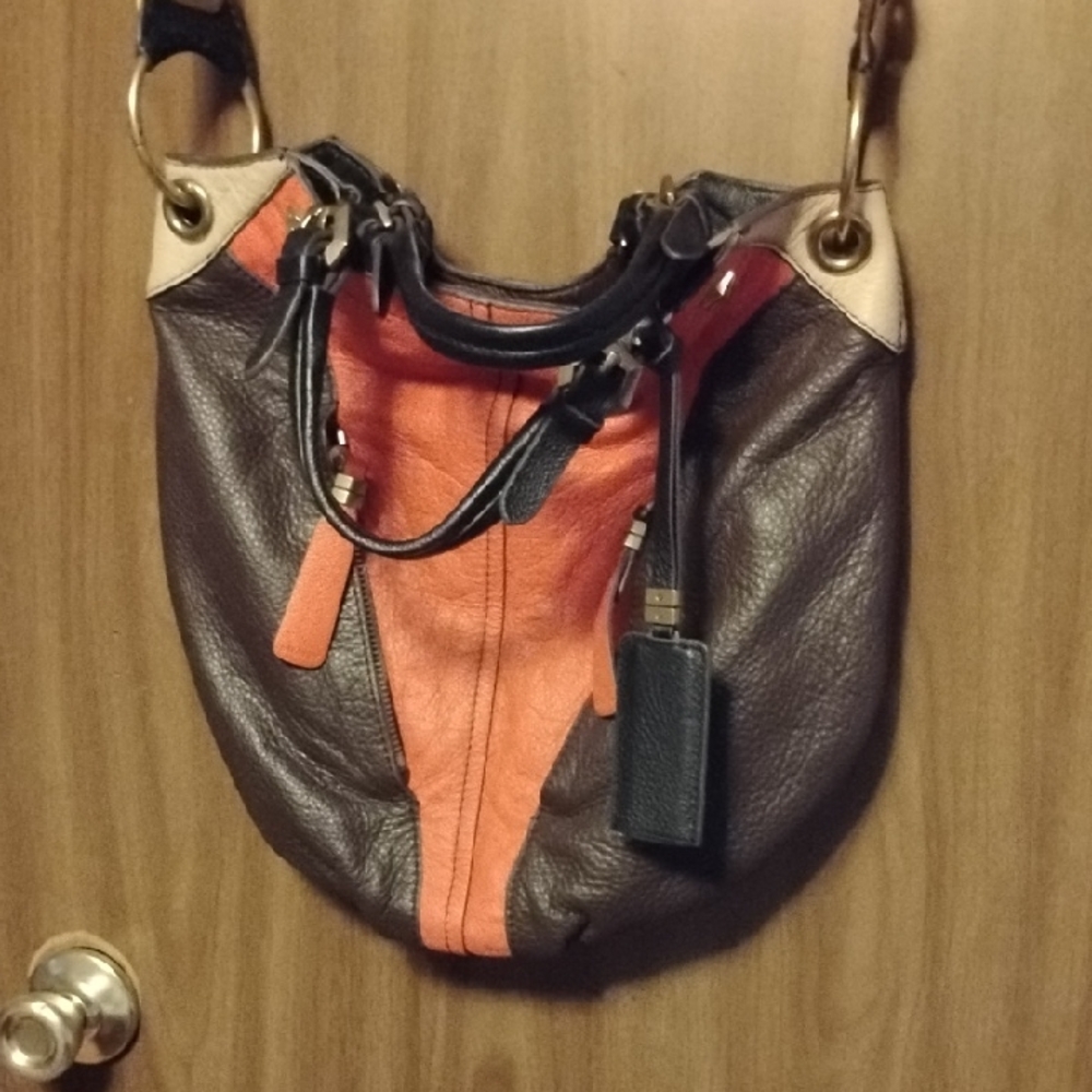Leather orYANY Victoria Dove Purse With Original orYani Purse Bag